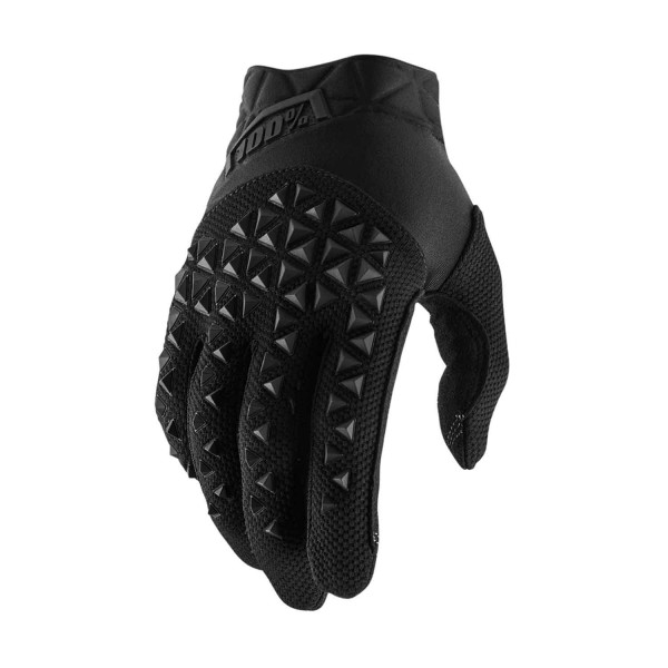 100% Airmatic Glove, Black/Charcoal, Gr. L