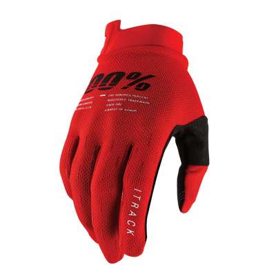 100% iTrack Glove (SP21), red, XXL