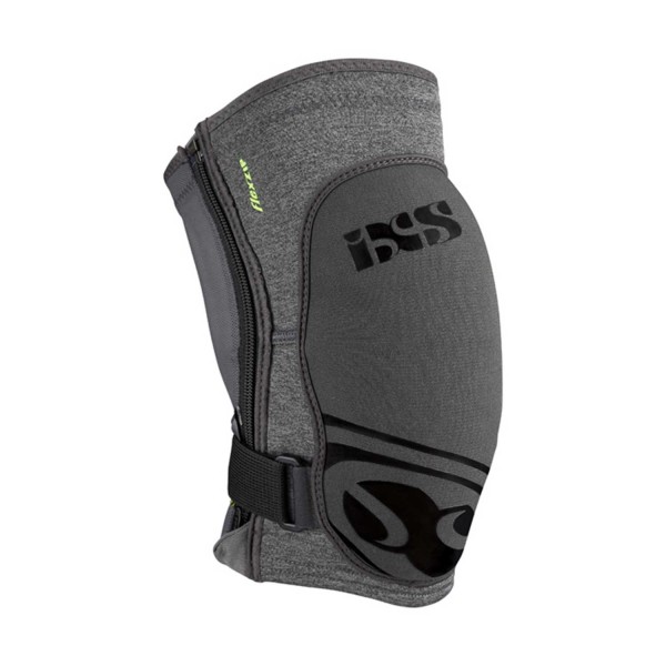 iXS Flow ZIP knee pad, grey, Gr. L