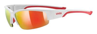 uvex sportstyle 215 white m.red/ mir.red