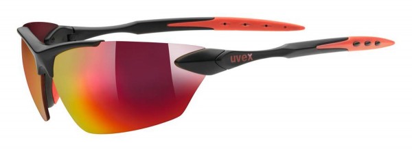 uvex sportstyle 203 black m.red /mir.red