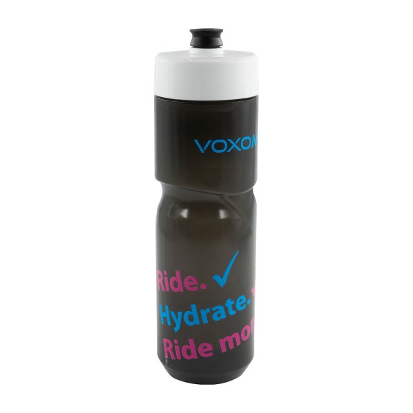 VOXOM Trinkflasche F6 klar/schwarz 800 ml