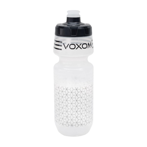 VOXOM Trinkflasche F1 klar/schwarz 710 ml
