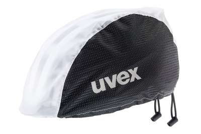 uvex rain cap bike black-white S/M