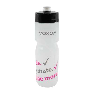 VOXOM Trinkflasche F6 klar/weiß 800 ml