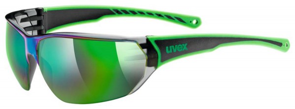 uvex sportstyle 204 black green/mir.gree