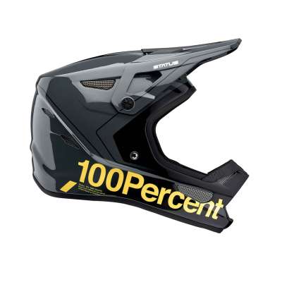 100% Status DH/BMX Fullfacehelm, Carby Charcoal, Gr. S