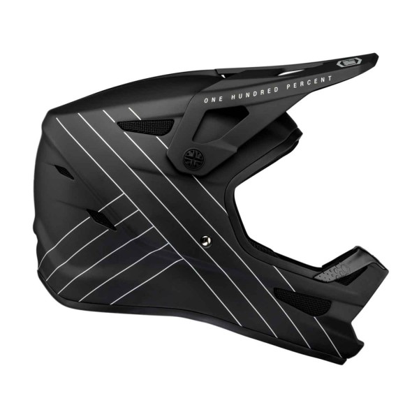 100% Status DH/BMX Fullface Helm, Essential Black, Gr. XXL