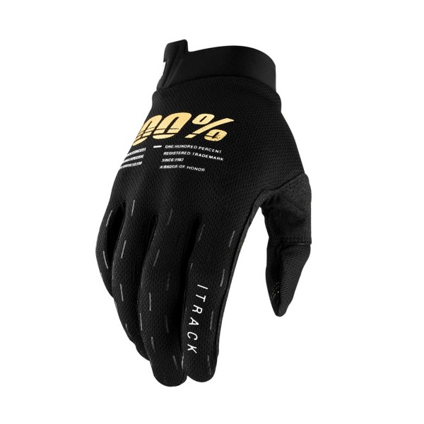 100% iTrack Youth Glove (SP21), black, L